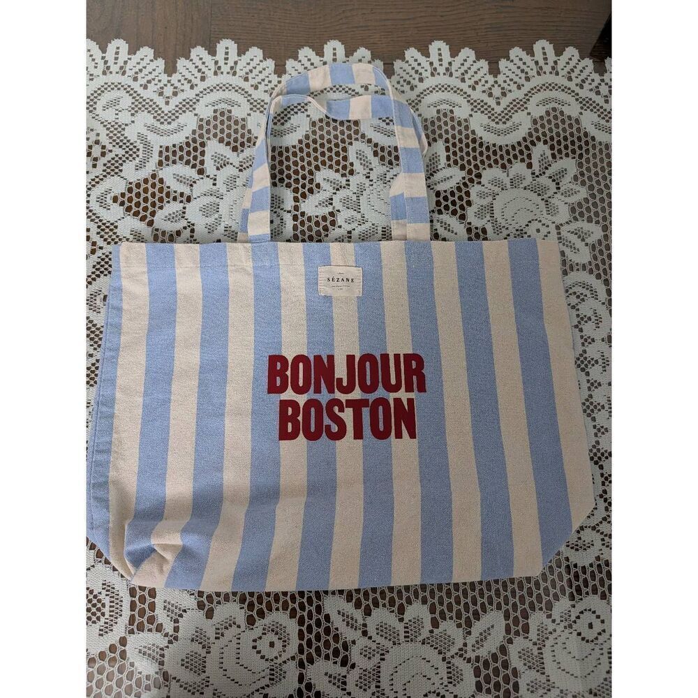 Sezane recycle grocery tote bag